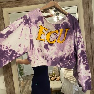 VS Pink ECU cropped sweatshirt